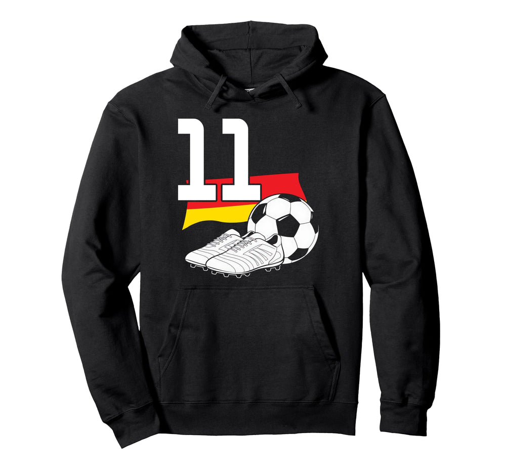 11 Soccer Birthday Gift Soccer Fan Hoodie - Casual Everyday Wear Men Women