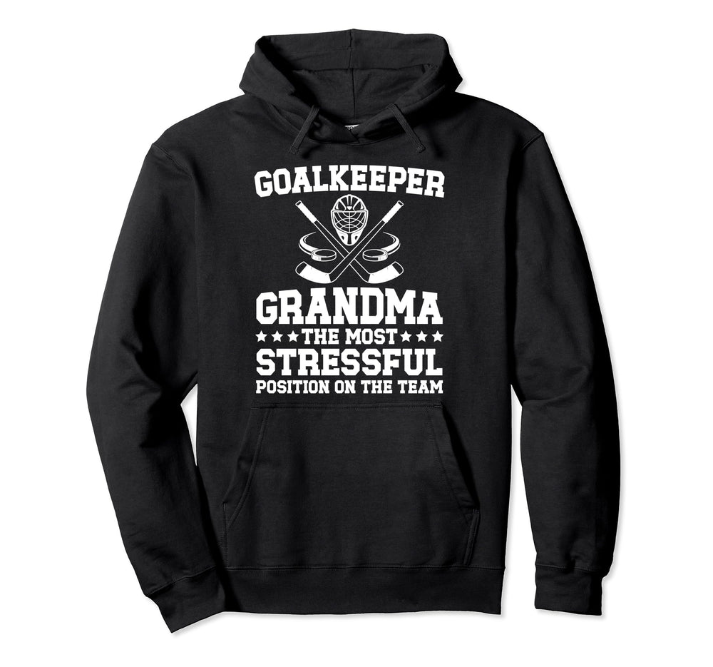Funny Hockey Goalkeeper Grandma Hoodie - Aesthetic Graphic Men Women