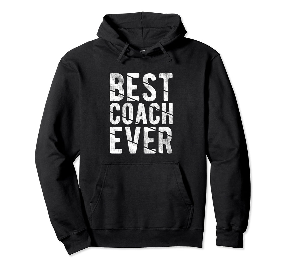 Best Coach Ever Soccer Football Player Hoodie - Trendy Graphic for Adults
