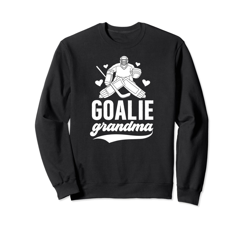 Ice Hockey Goalie Grandma Hockey Sweatshirt - Novelty Apparel for Adults