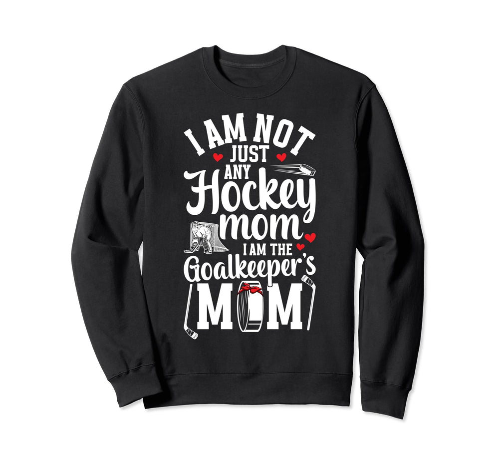 Im Hockey Goalkeeper Mom Ice Hockey Sweatshirt - Minimalist Print Unisex