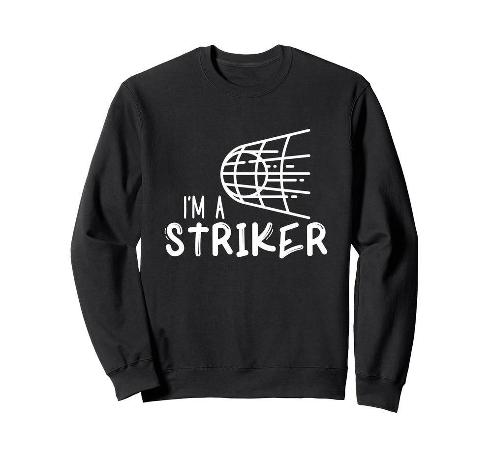 Soccer Striker Sweatshirt - Custom Art Print for Adults