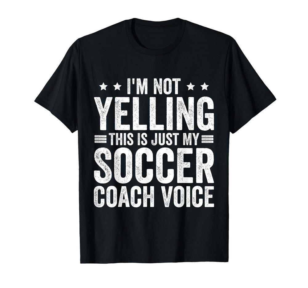 Funny Soccer Dad Coach Soccer Coach T-Shirt - Minimalist Print Unisex