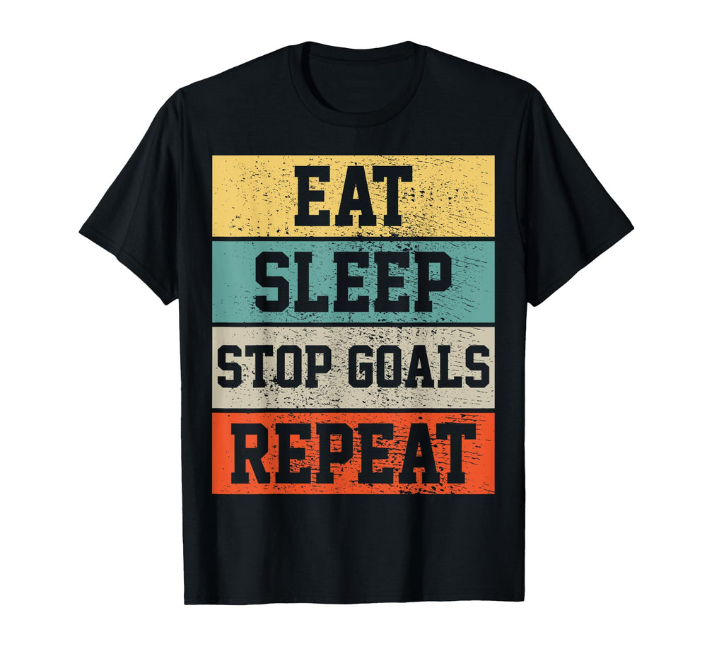 Goalie Soccer Hockey Funny Gift T-Shirt - Graphic Print for Adults