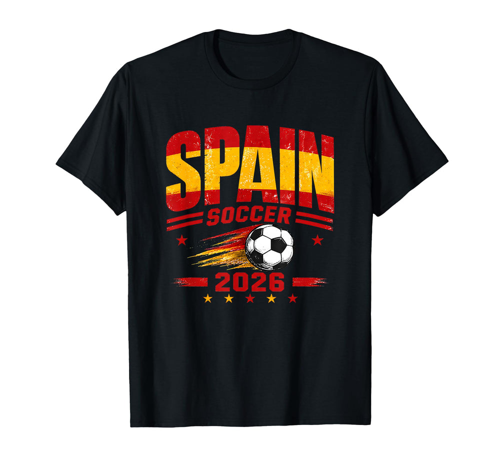 Spain Soccer Teams Game Football T-Shirt - Aesthetic Graphic for Adults