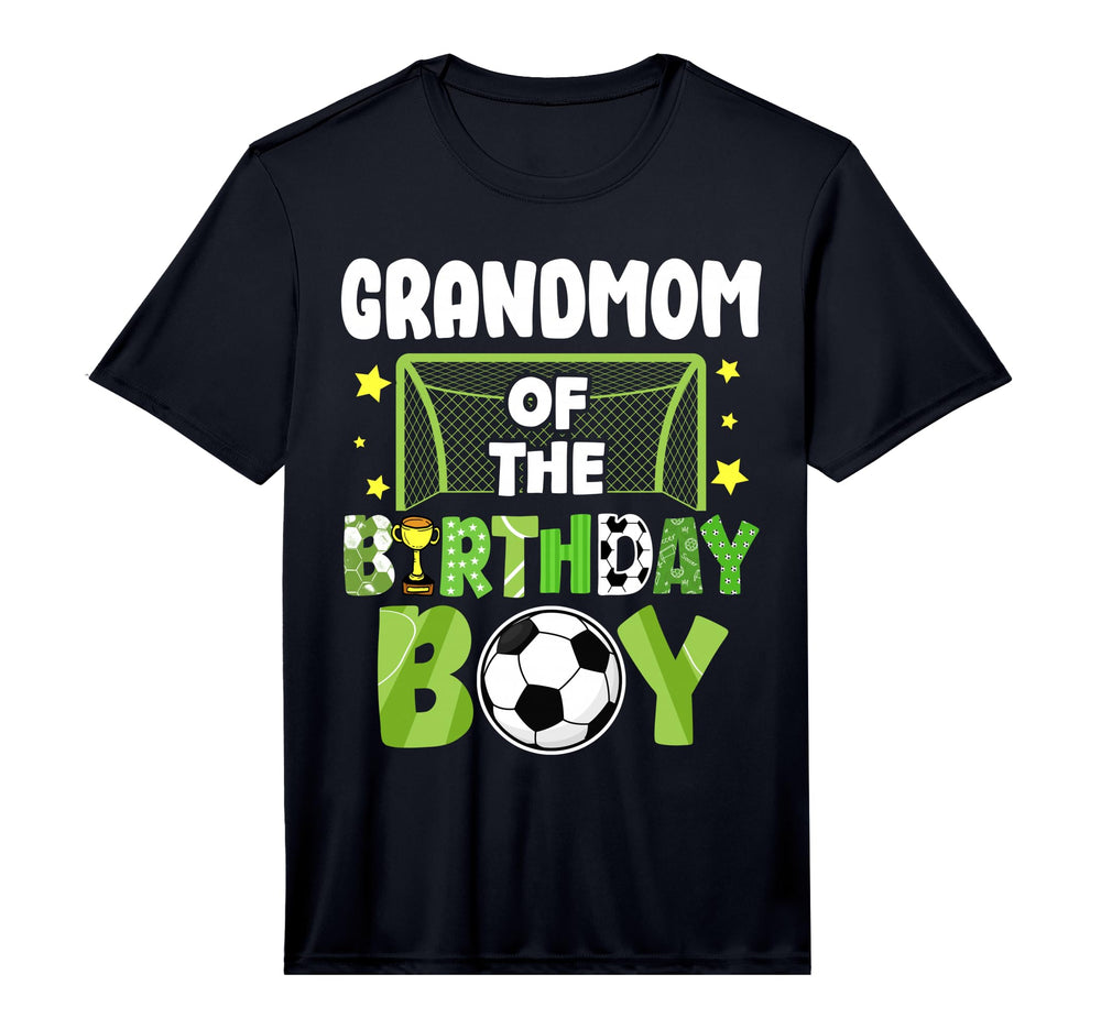 Mens Soccer Grandmom Birthday Party T-Shirt - Novelty Apparel for Adults