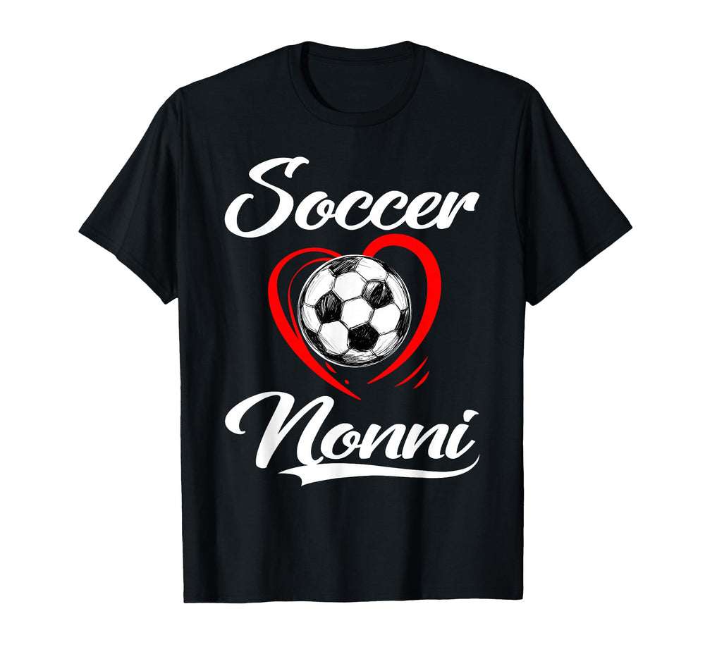 Soccer Nonni Soccer Heart Family T-Shirt - Streetwear Style Men Women