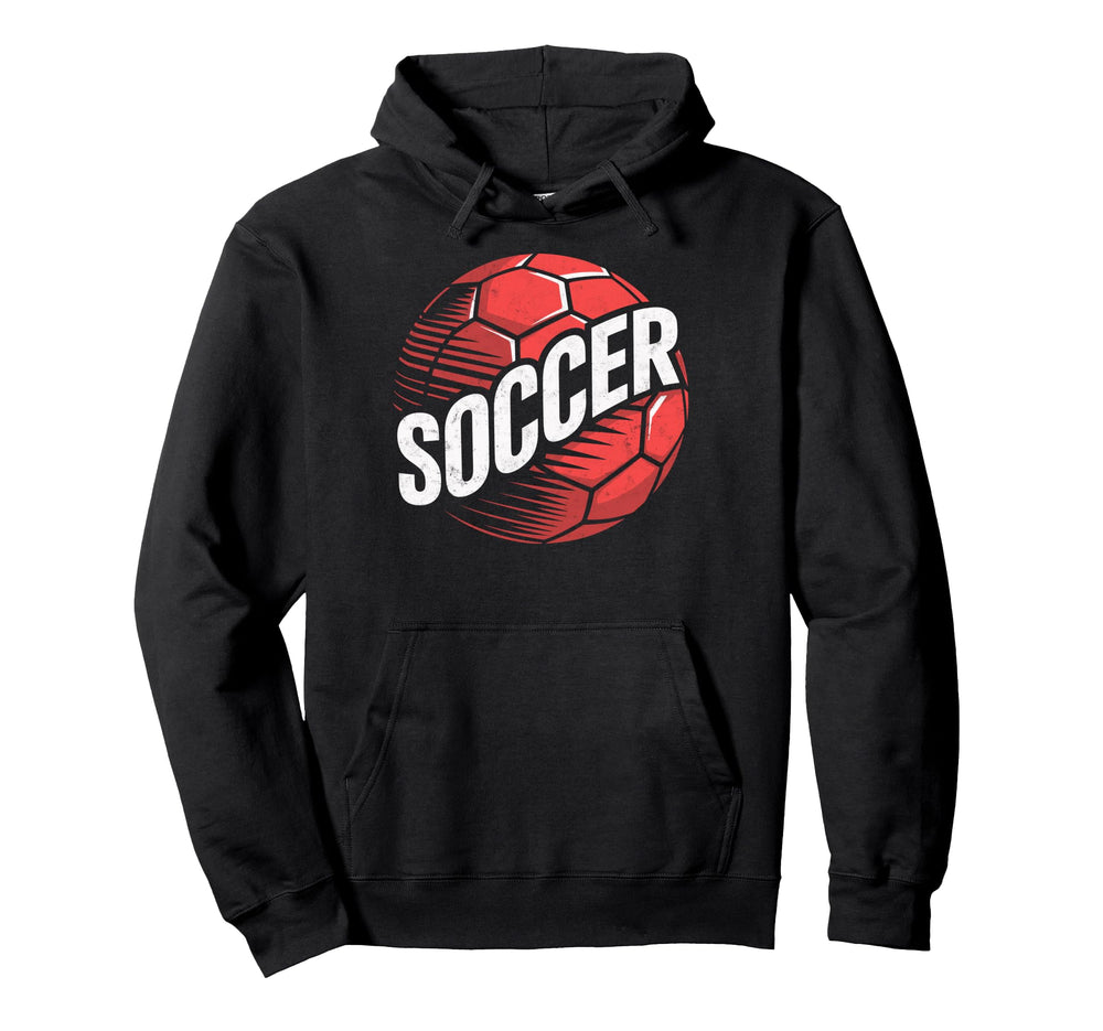 Soccer Football Ball Soccer Player Hoodie - Custom Art Print Men Women
