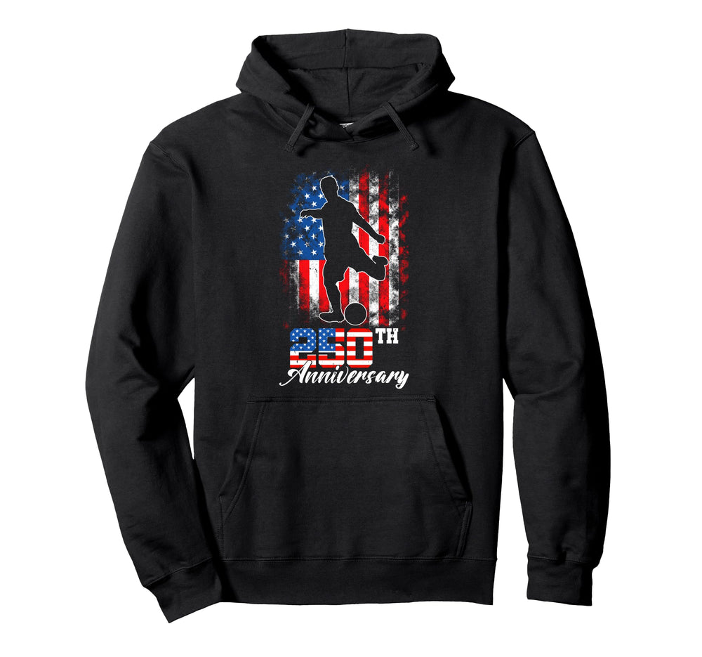 250Th Anniversary 1776 2026 Soccer 250Th Hoodie - Graphic Print Unisex