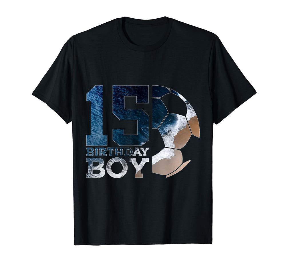 15 Birthday Soccer 15Th Birthday T-Shirt - Streetwear Style for Adults