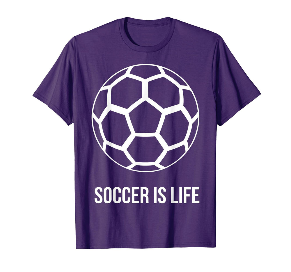 Soccer Is Life T-Shirt - Trendy Graphic for Adults