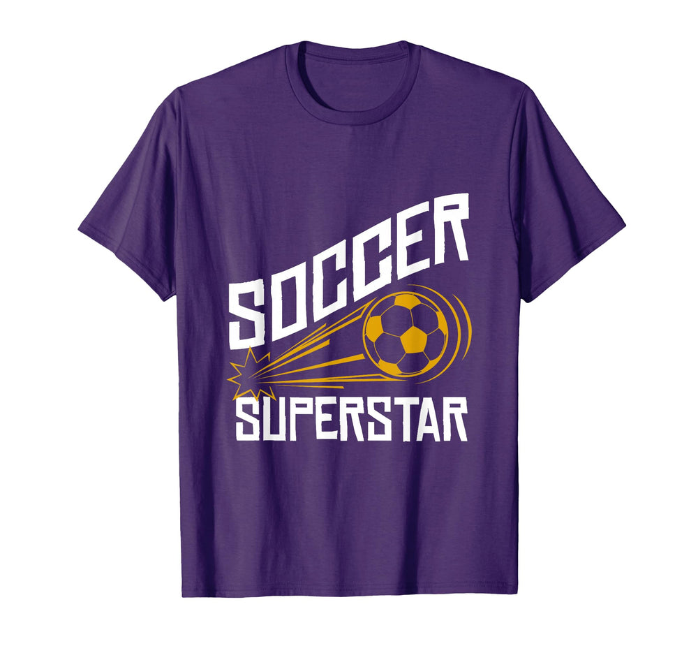 Soccer Superstar Soccer Goalie Sport T-Shirt - Custom Art Print for Adults