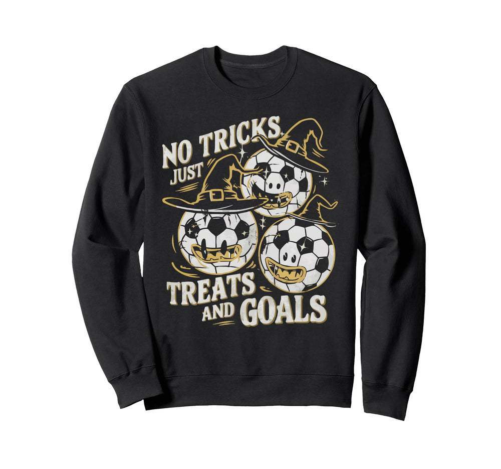 Soccer Halloween Spooky Goalkeeper Sweatshirt - Aesthetic Graphic Unisex