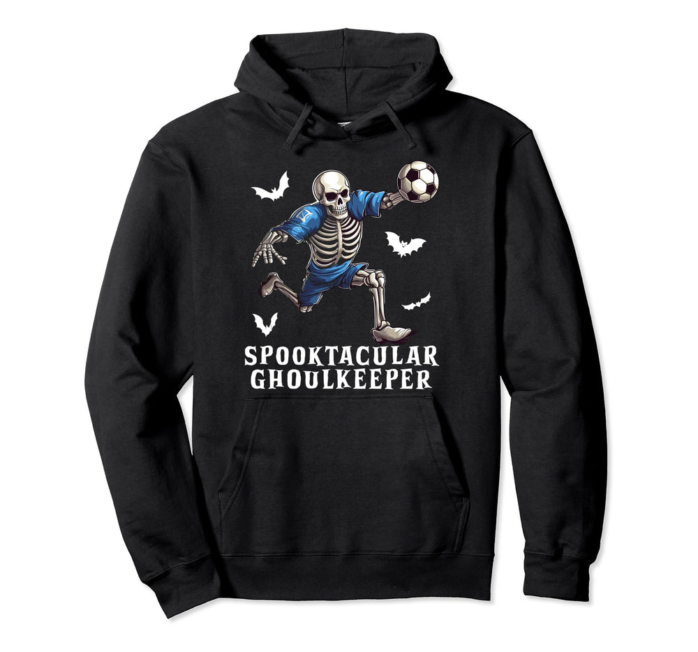 Soccer Skeleton Halloween Soccer Hoodie - Minimalist Print Men Women