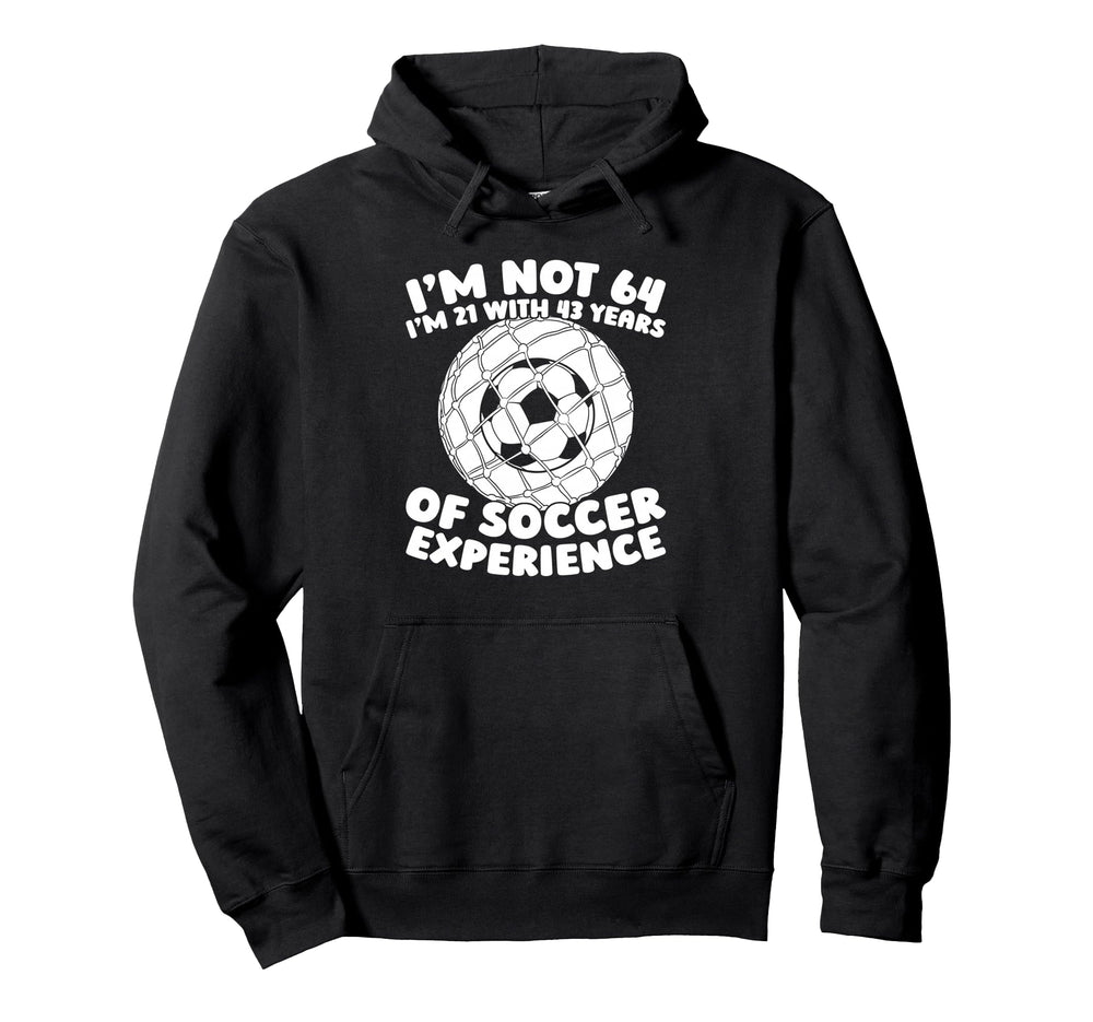 64Th Birthday Soccer Player Team Hoodie - Streetwear Style for Adults