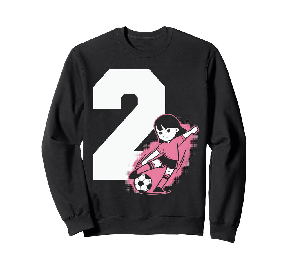 2 Soccer Birthday Gift Soccer Fan Sweatshirt - Unique Graphic for Adults