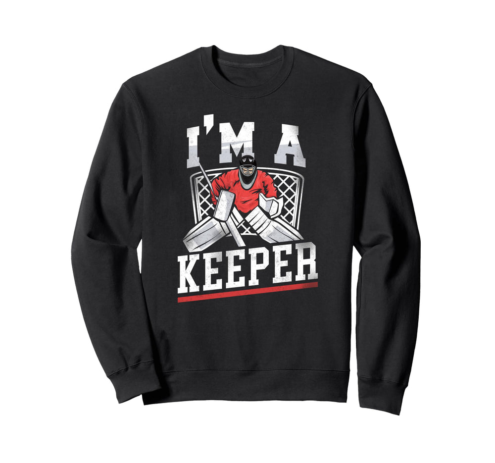 Ice Hockey Goalie Goalkeeper Sweatshirt - Trendy Graphic Men Women