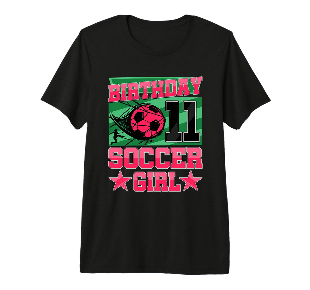 Soccer Birthday Party 11Th Birthday 11 T-Shirt - Trendy Graphic for Adults