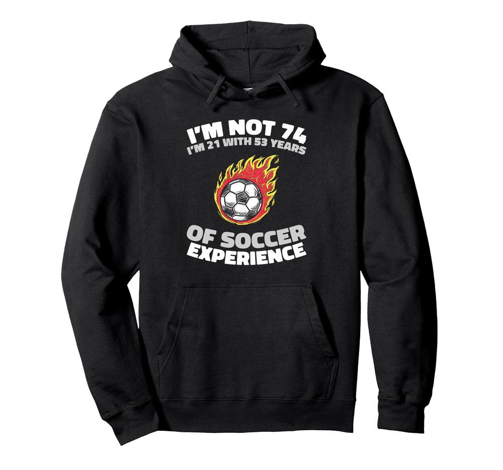 74 Years Old Sports Player Team Hoodie - Custom Art Print for Adults