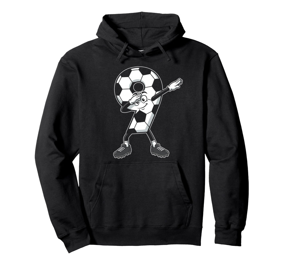 9Th Birthday 9 Year Old Soccer Birthday Hoodie - Aesthetic Graphic Unisex