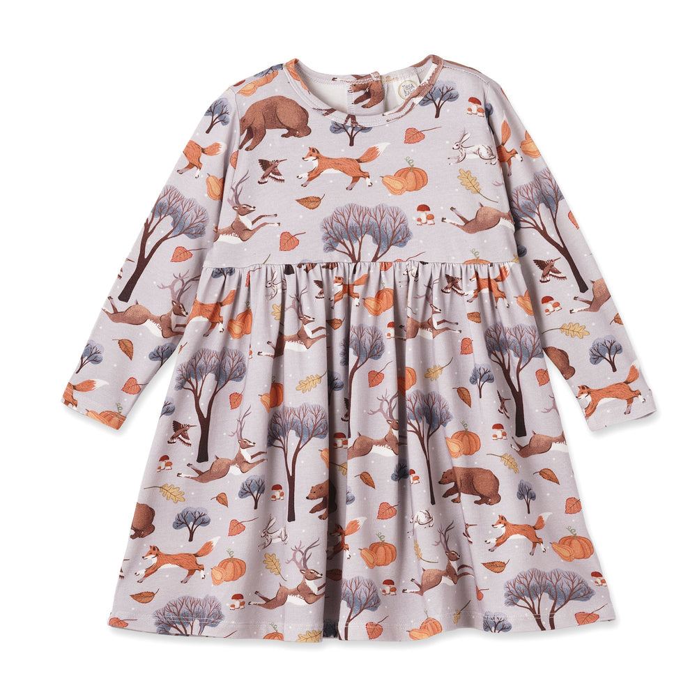 Forest Frolic Twirl Dress - Bamboo Fall Girls Outfit Tesa Babe