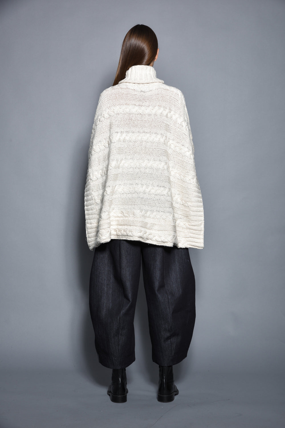 Cable Poncho
