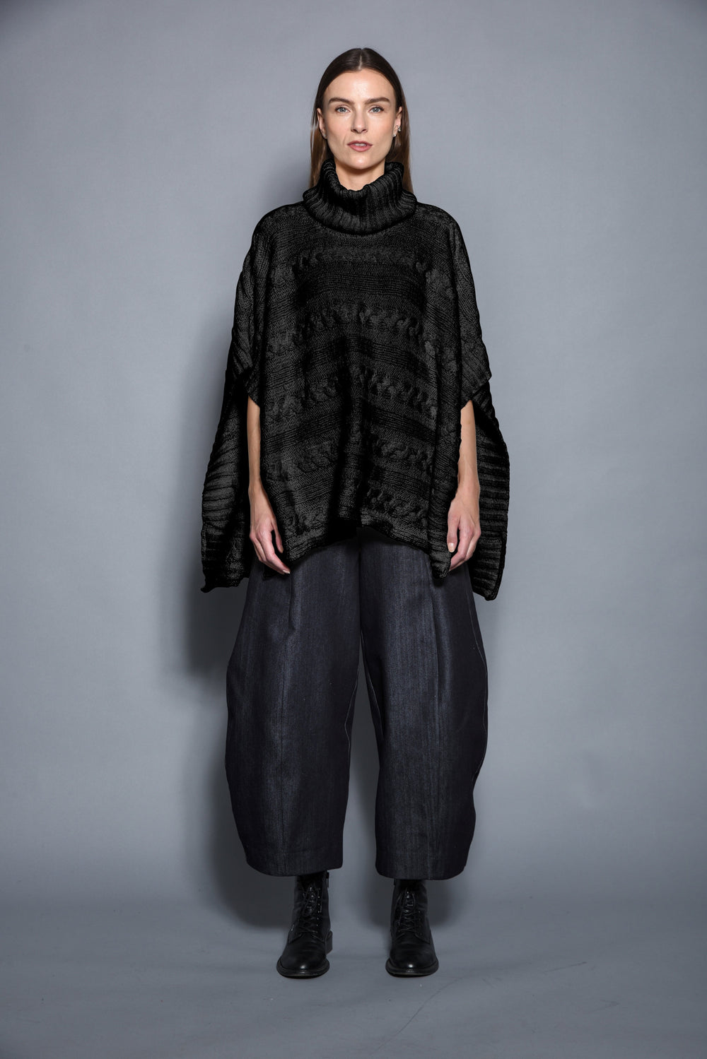 Cable Poncho