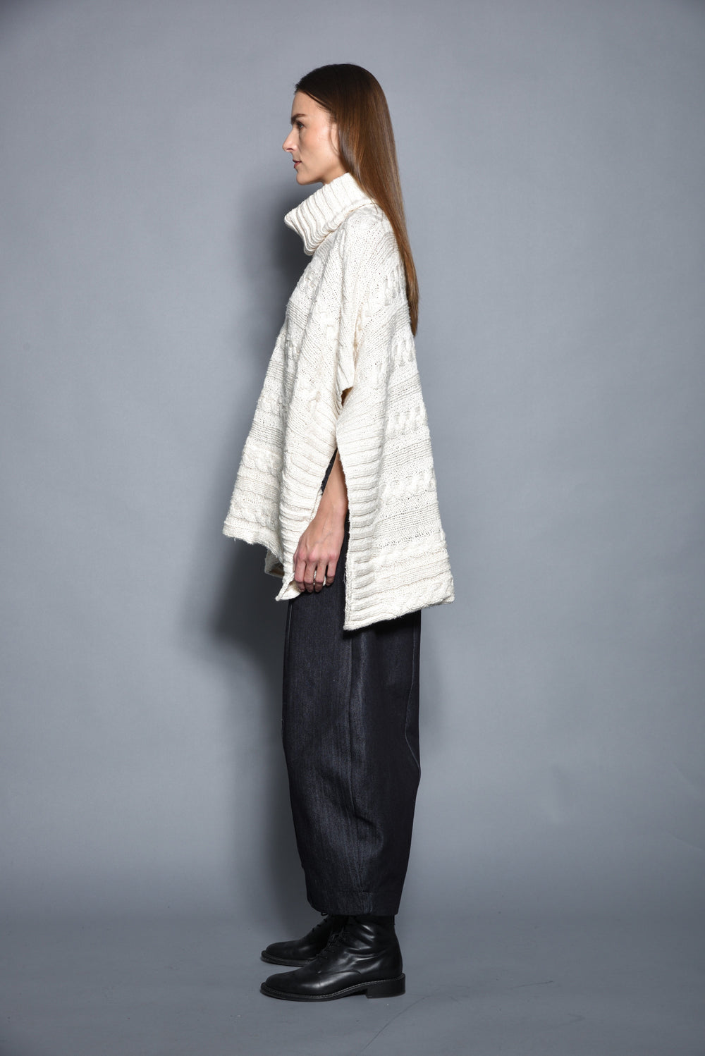 Cable Poncho