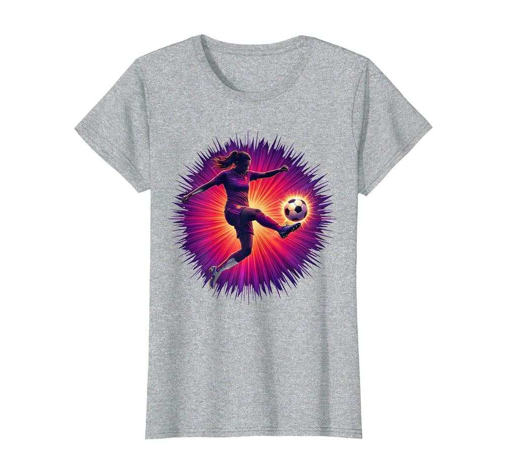 Soccer Is Her Superpower Womens Soccer T-Shirt - Unique Graphic for Adults