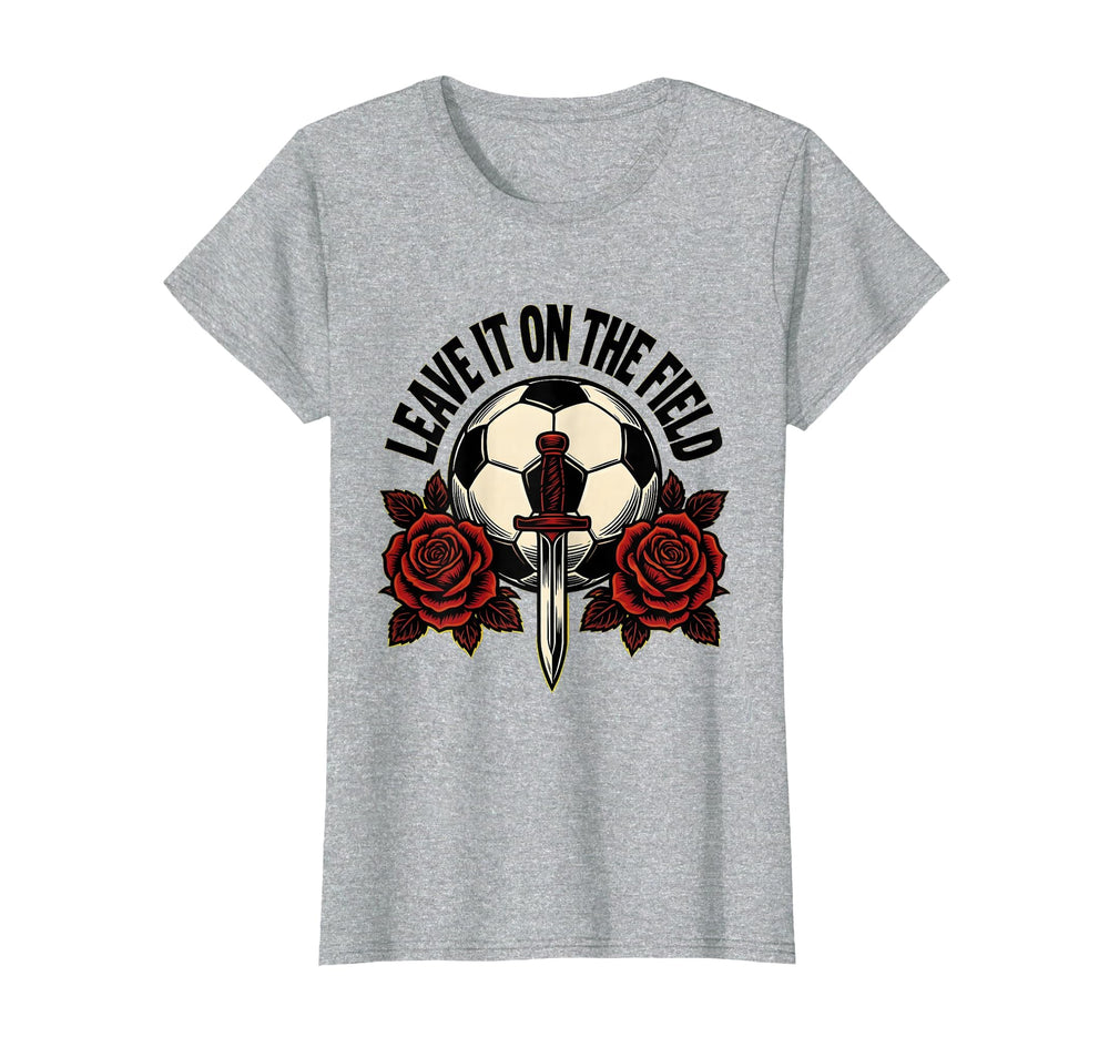 Leave It Field Soccer T-Shirt - Custom Art Print for Adults