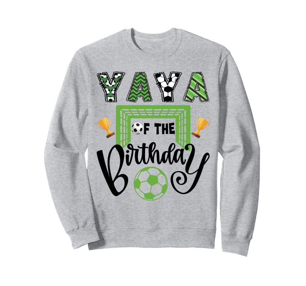 Yaya Birthday Soccer Player Bday Party Sweatshirt - Unique Graphic Unisex
