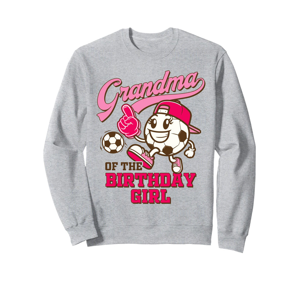 Soccer Grandma Birthday Party Sweatshirt - Minimalist Print Men Women