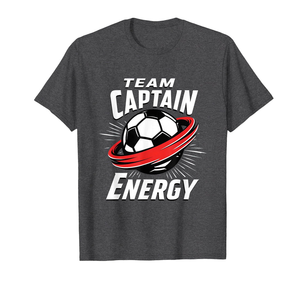 Team Captain Energy Soccer T-Shirt - Graphic Print Men Women