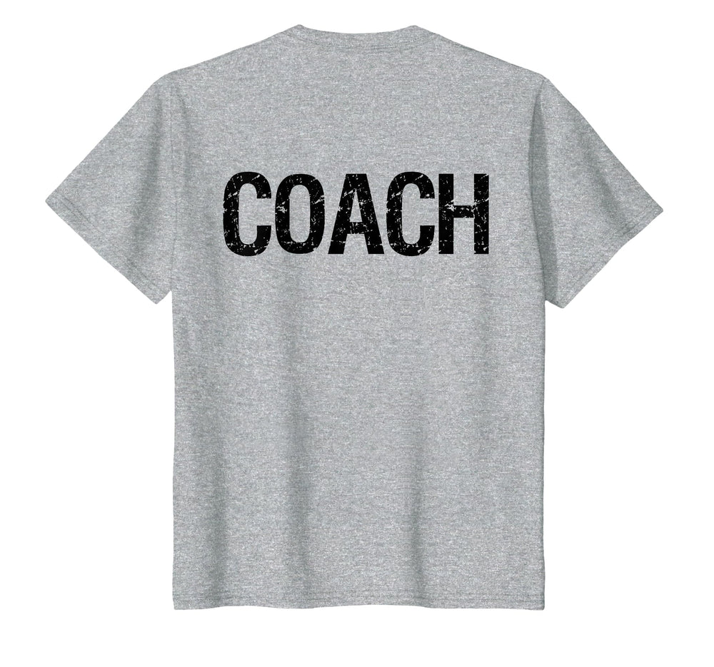 Coach Back Coaches Soccer Baseball T-Shirt - Trendy Graphic Men Women