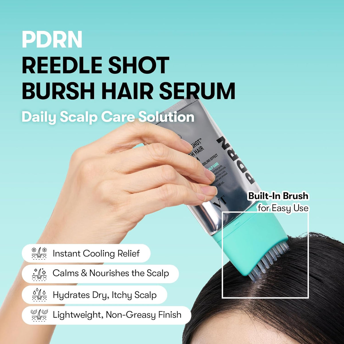 VT PDRN Reedle Shot Brush Hair Serum - Snipetell