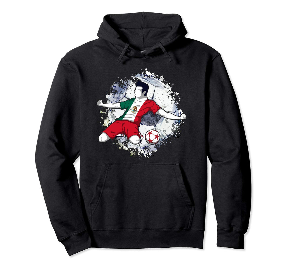 Mexico Soccer Mexican National Flag Hoodie - Trendy Graphic Men Women