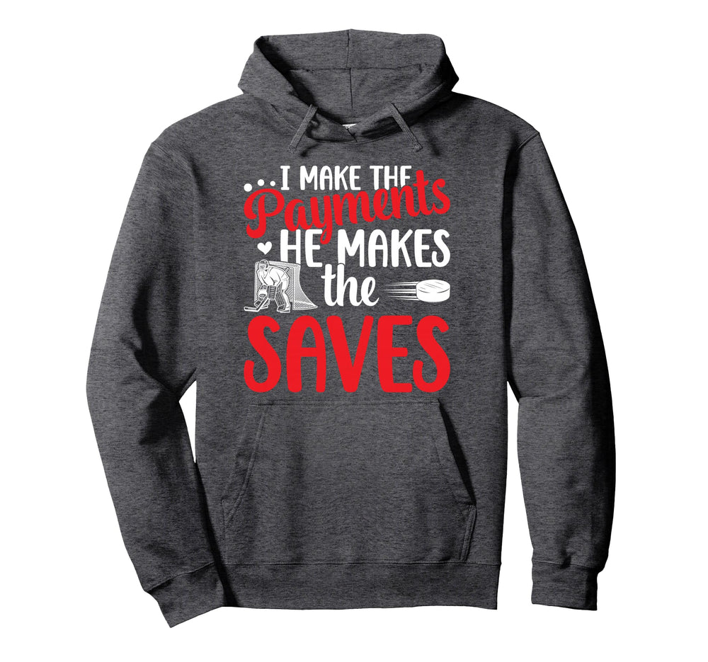 Ice Hockey Goalkeeper Mom Ice Hockey Hoodie - Minimalist Print Men Women