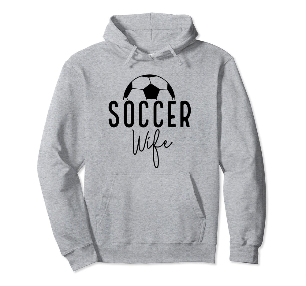Soccer Wife Mom Player Coach Game Day Hoodie - Streetwear Style Unisex