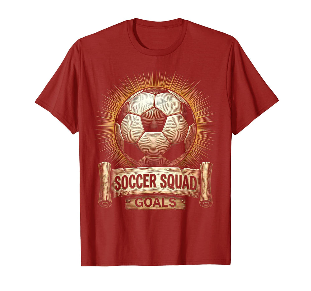 Soccer Squad Goals T-Shirt - Custom Art Print Men Women