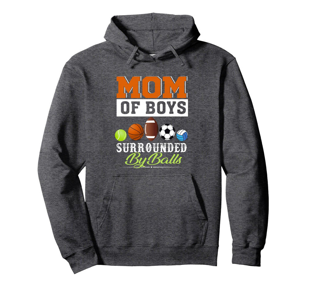 Mom Surrounded Balls Hoodie - Fun Novelty Design Men Women