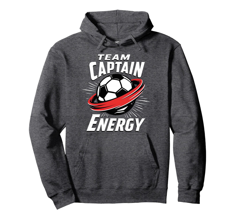 Team Captain Energy Soccer Hoodie - Aesthetic Graphic Unisex