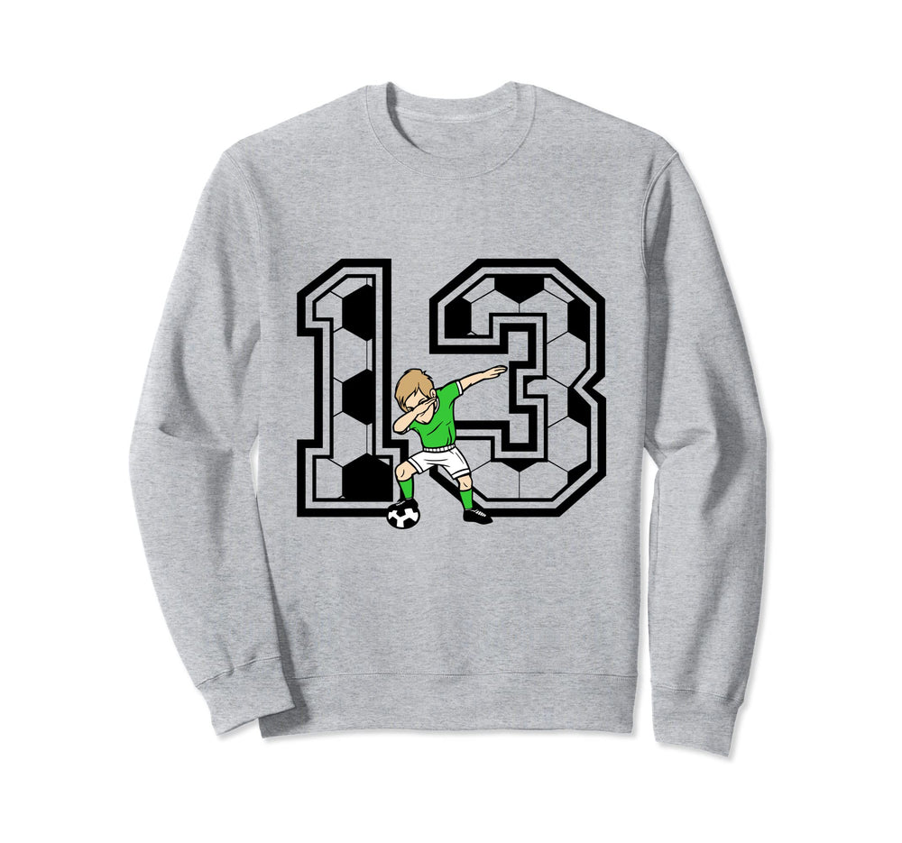 13 Year Old Soccer Player 13Th Sweatshirt - Custom Art Print Men Women