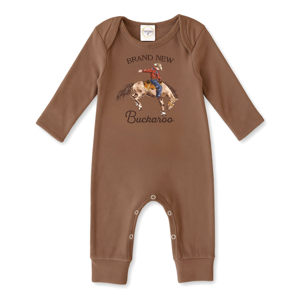 Brand New Buckaroo Baby Boy Western Cowboy Cotton Romper Tesa Babe
