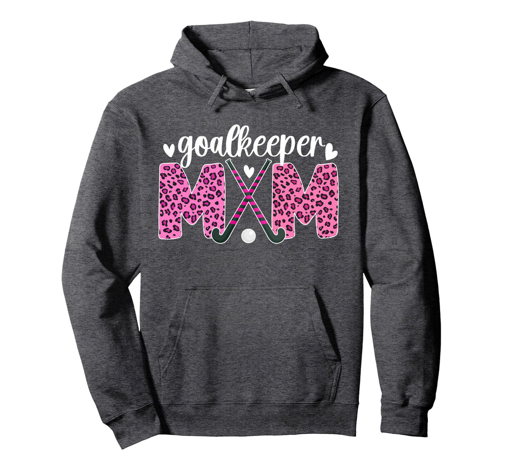Field Hockey Goalkeeper Mom Leopard Hoodie - Minimalist Print for Adults
