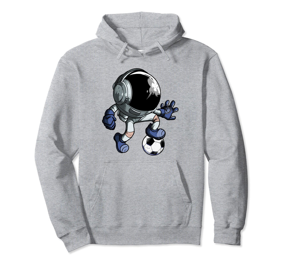Astronaut Soccer Player Goalie Hoodie - Aesthetic Graphic Men Women