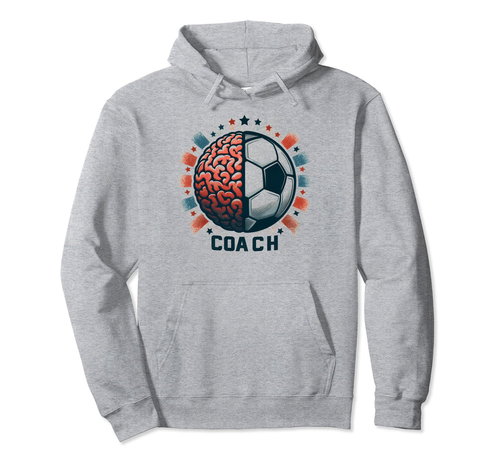Soccer Coach Training Coaching Football Hoodie - Custom Art Print Unisex