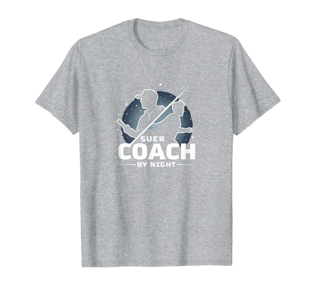 Soccer Coach Day Superhero Night T-Shirt - Custom Art Print for Adults