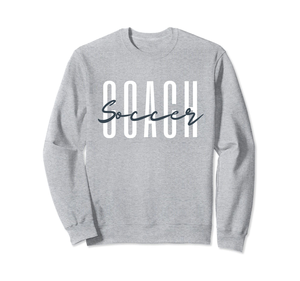 Soccer Coach Instructional Head Sweatshirt - Graphic Print for Adults