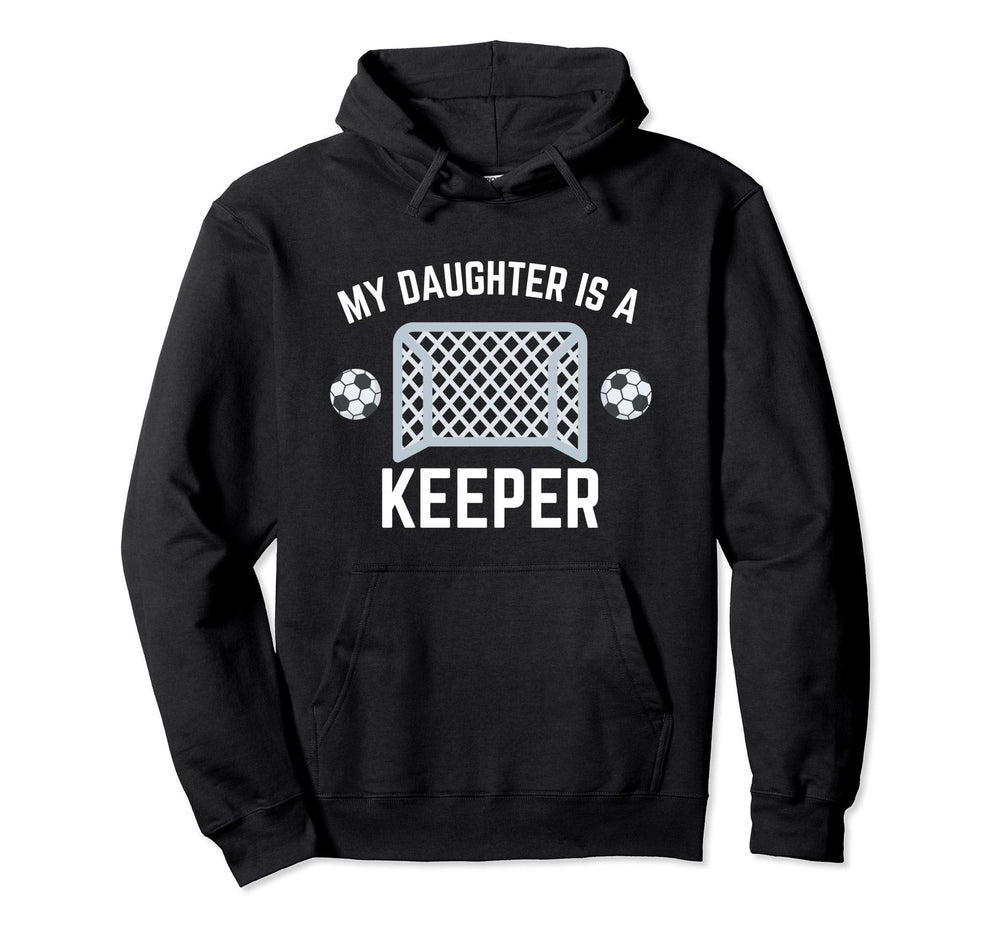 My Son Is Keeper Soccer Goalie Player Hoodie - Graphic Print Men Women