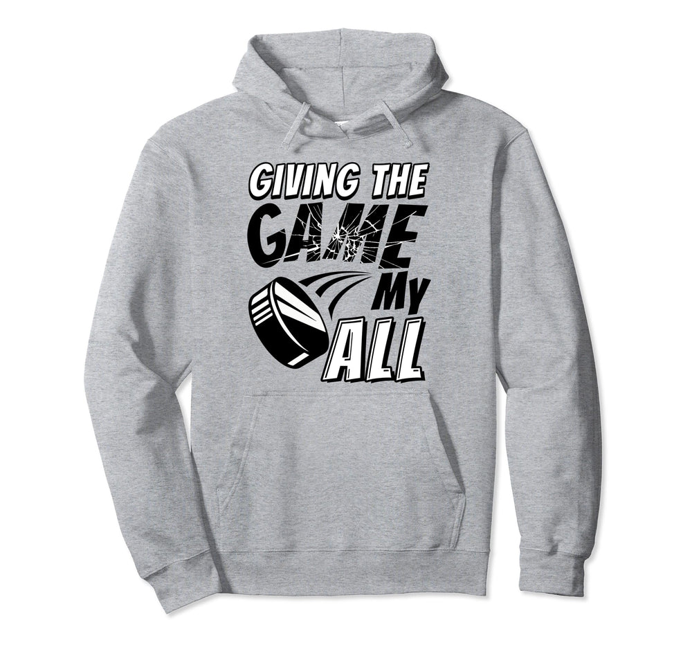 Proud Hockey Coach Goal Keeper Hoodie - Fun Novelty Design for Adults